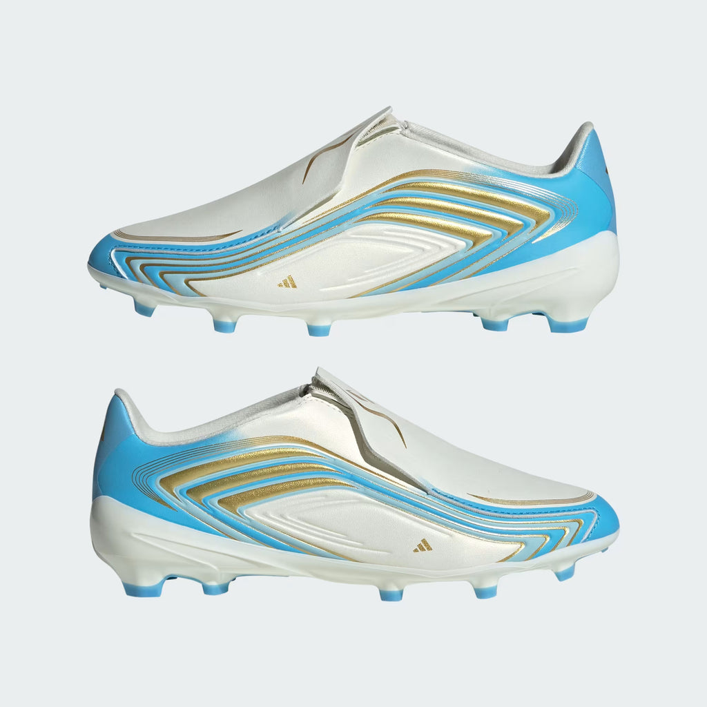 F50 MESSI LEAGUE LACELESS TURF SOCCER CLEATS KIDS