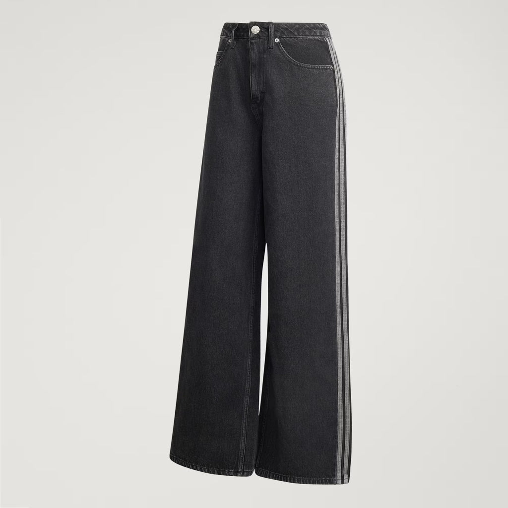 HIGH RISE WIDE LEG DENIM PANTOLON