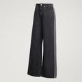 HIGH RISE WIDE LEG DENIM PANTOLON