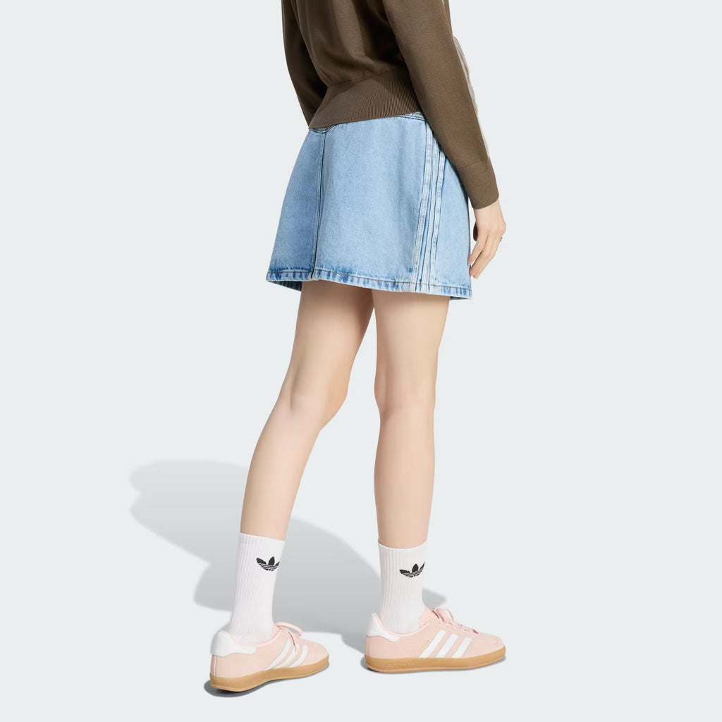 3-STRIPES DENIM SKIRT