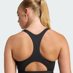 OPTIMUM ESSENTIALS WORKOUT FRONT-ZIP MEDIUM-SUPPORT SPORTS BRA