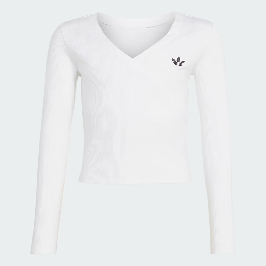 SLIM MINI RIB WRAP UZUN KOLLU TİŞÖRT