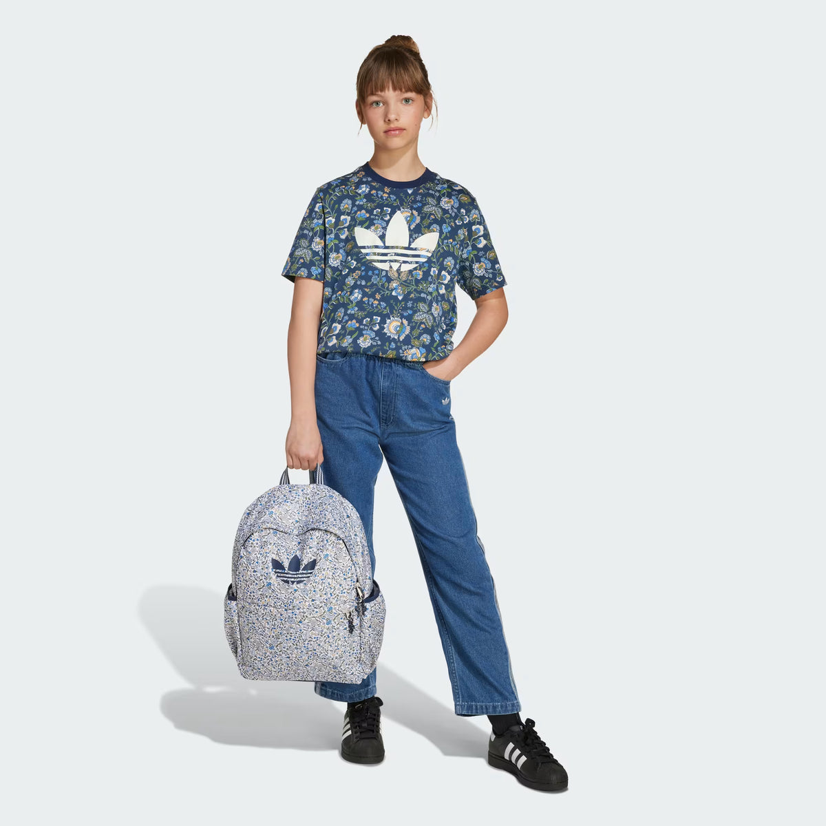 ADIDAS ORIGINALS X LIBERTY LONDON KIDS' T-SHIRT